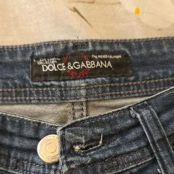 Dolce & Gabbana Men's Blue Straight Jeans - Picture 3 of 13